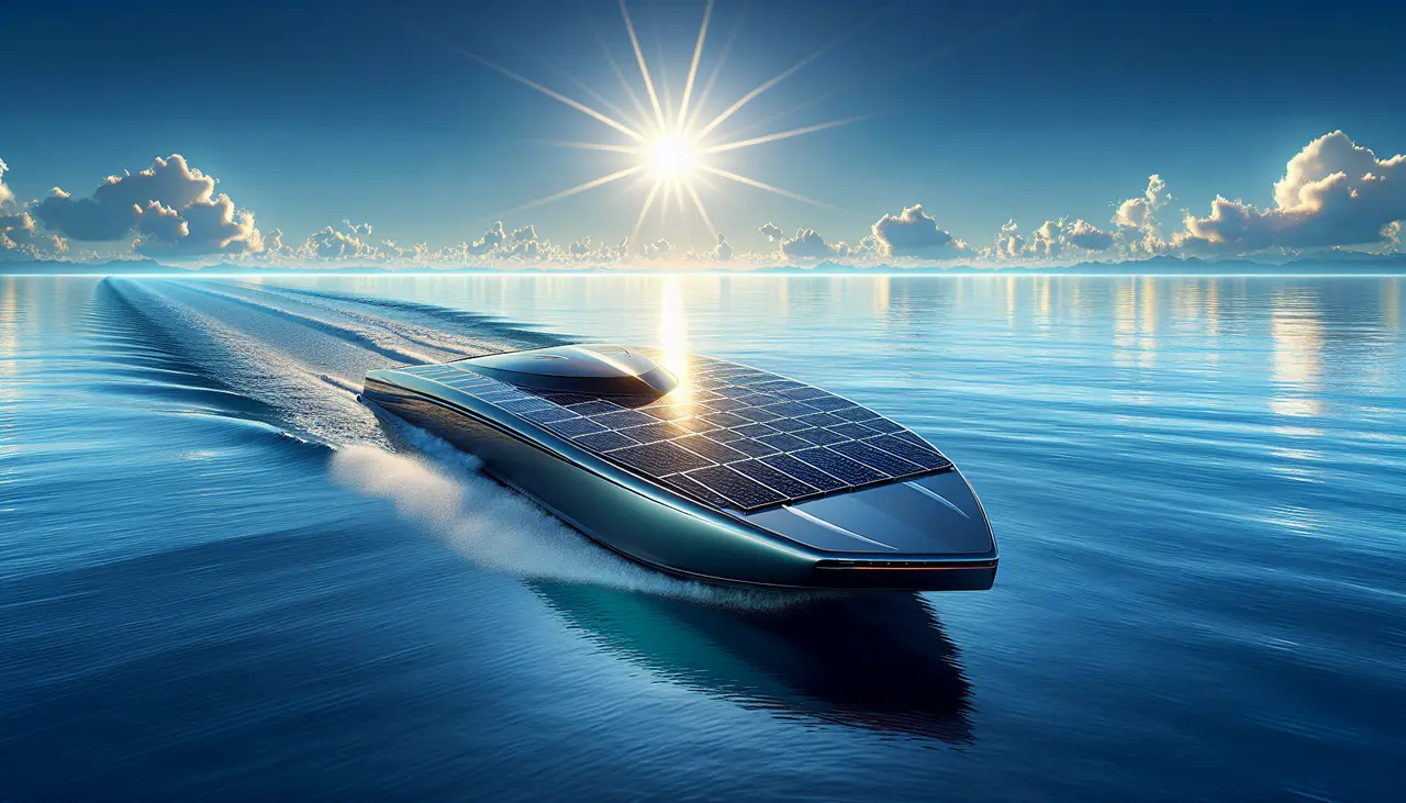 solar powered powerboat
