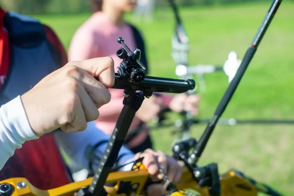 Close-up Photo of an Archery Equipment