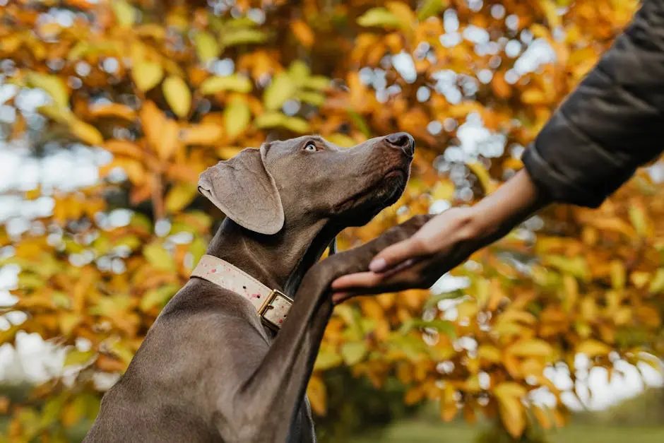 A Dog’s Paw on a Person’s Hand