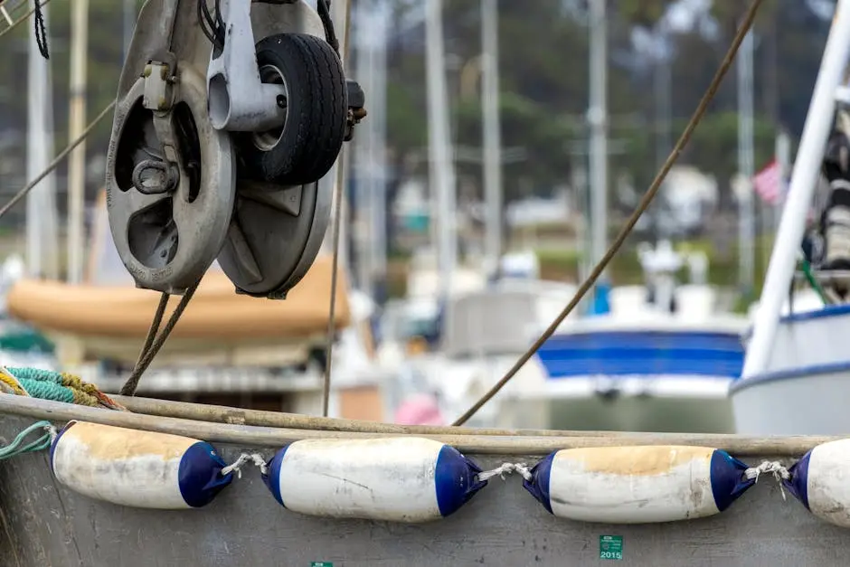 Close up of Boat Equipment