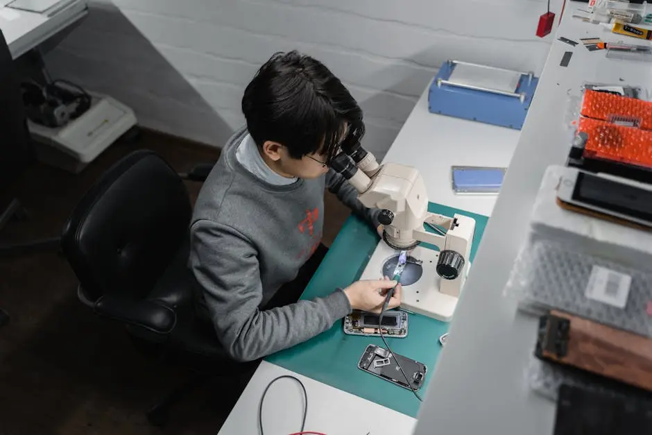 A Person Repairing a Smartphone