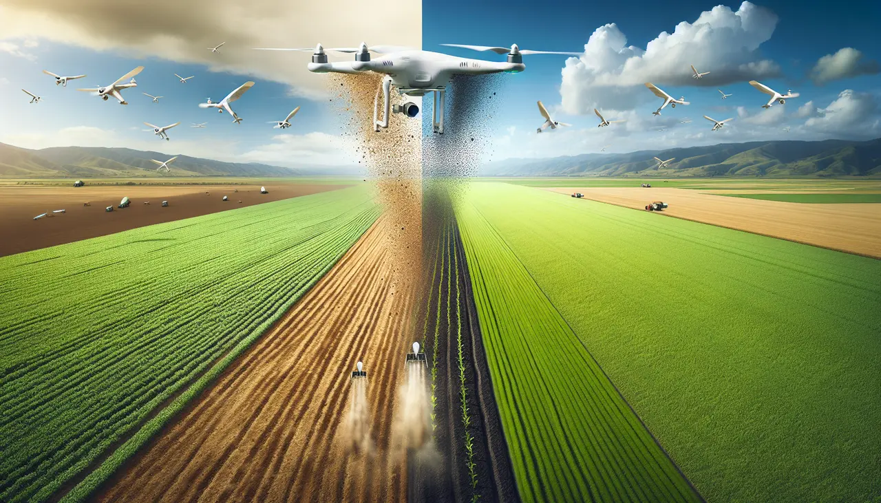 The Benefits of Drone Planting for Sustainable Agriculture Practices