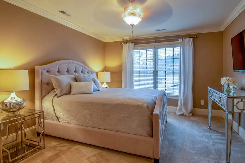 Modern Bed Inside Bedroom