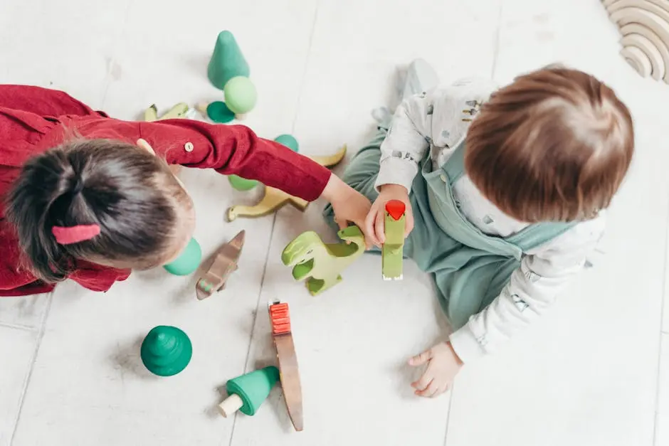 Children Playing With ocean plush Toys