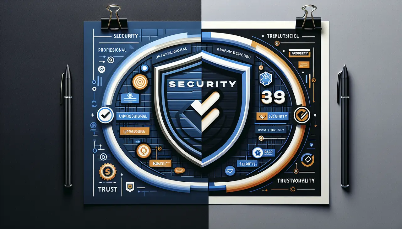 The Impact of Professional Security Graphic Design on Brand Trust