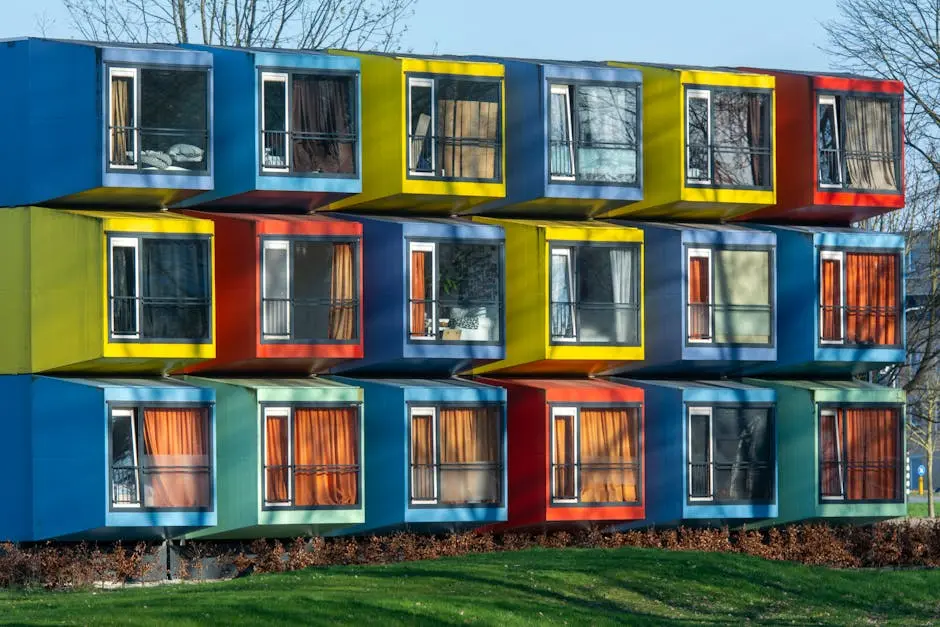 Colorful Modular Housing Architecture