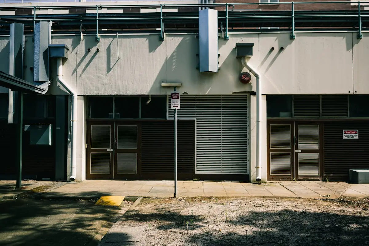 Building Facade with Gutters