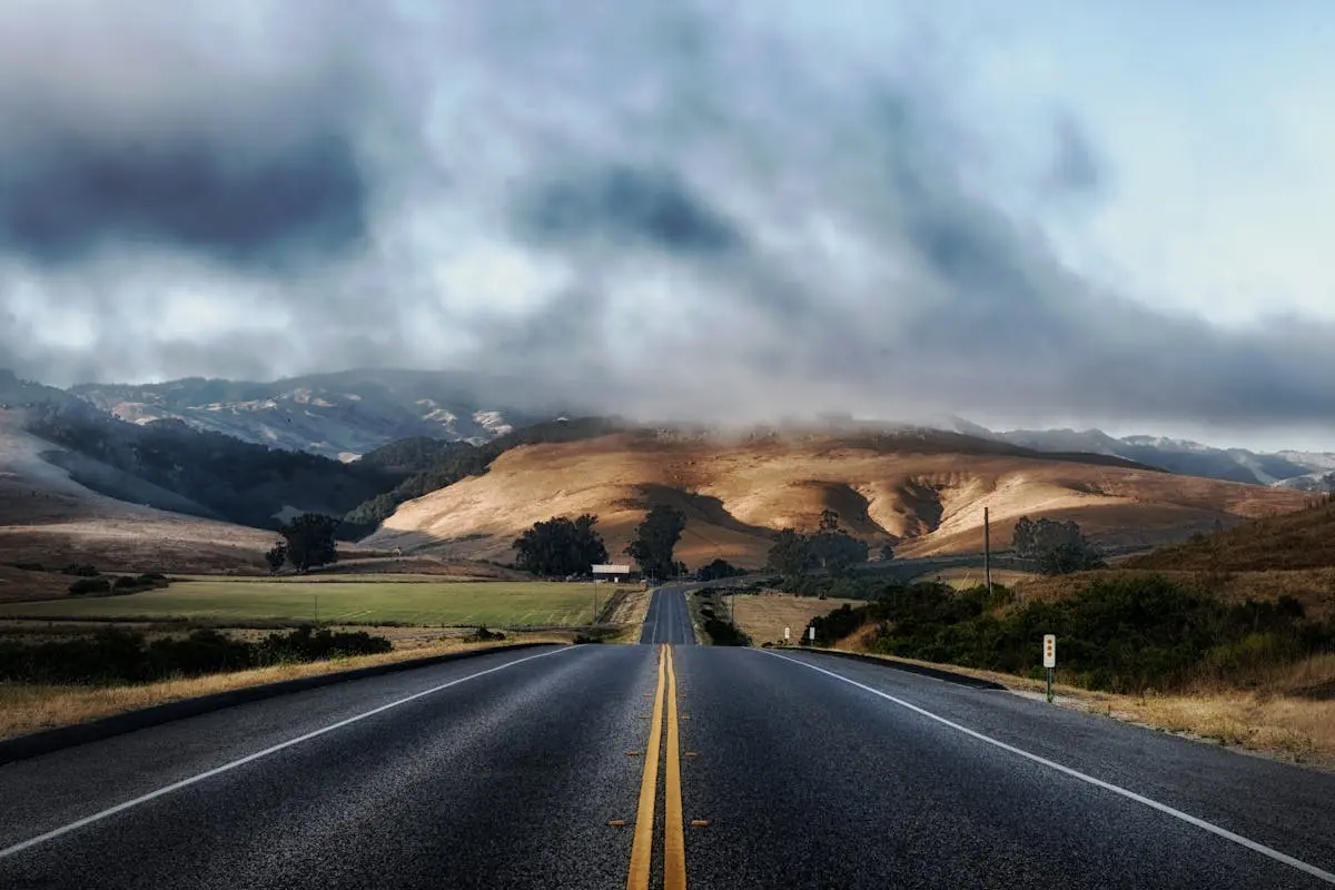 Black Asphalt Road