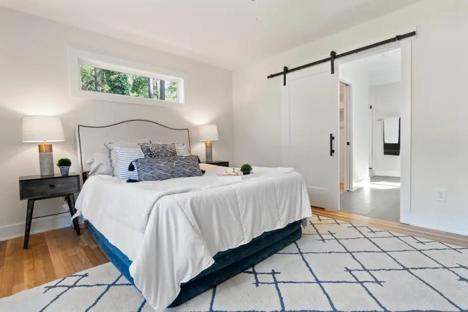 Bedroom with a Walk In Closet