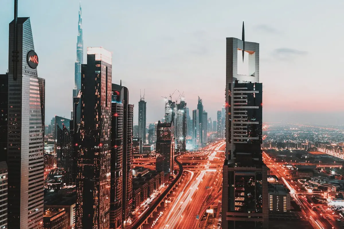 Time-lapse Photography of Passing Vehicles on City Roads