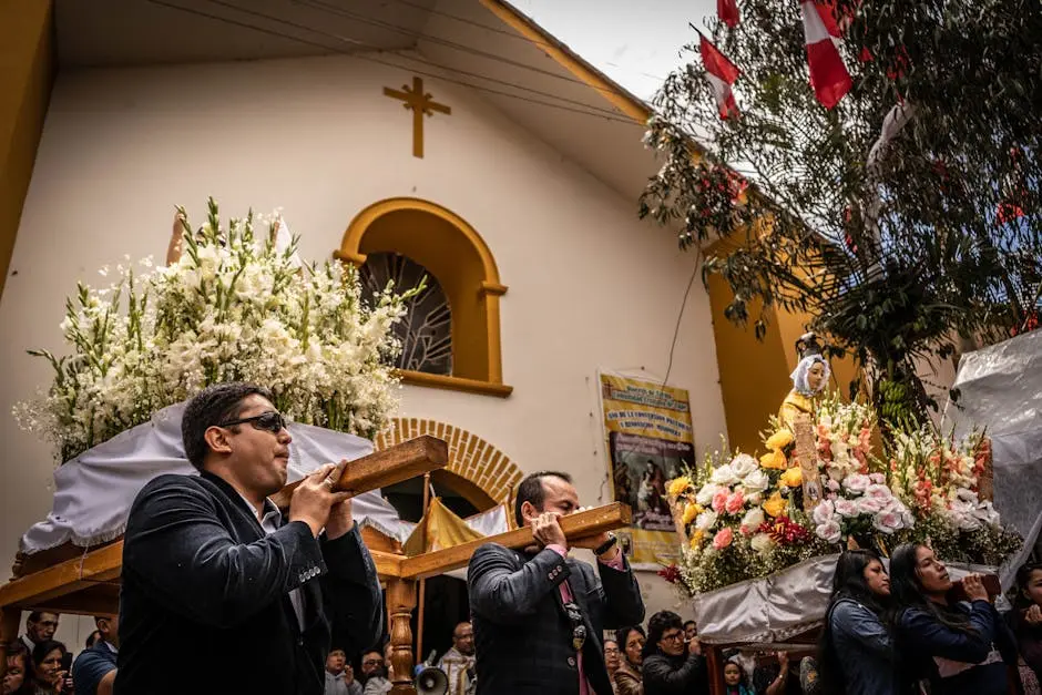 People on a Funeral