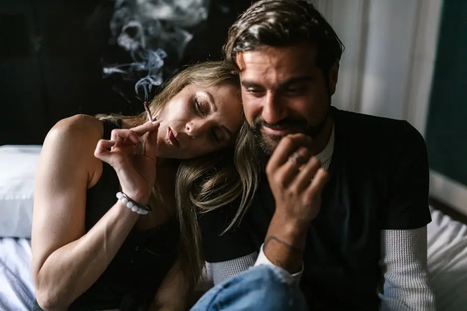 A Couple Smoking Weed Together