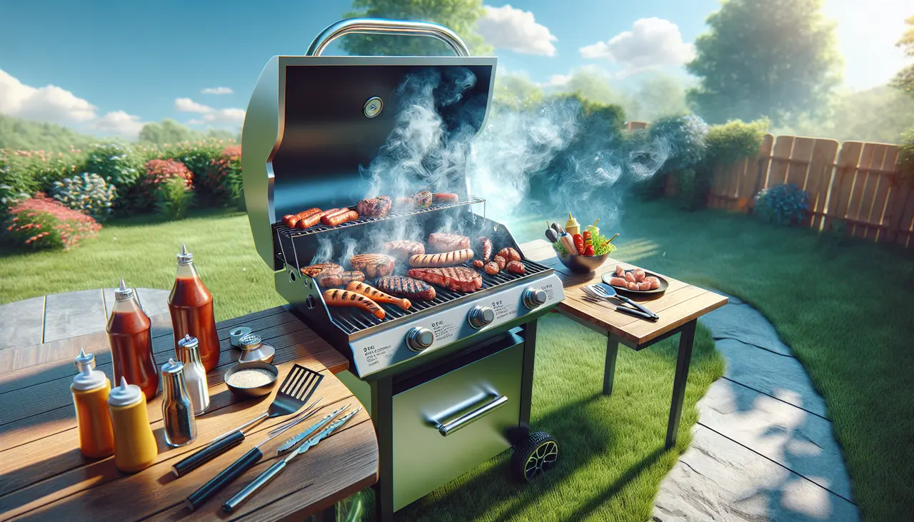 BBQ gril with the text “5 Reasons you should start a BBQ cleaning business”