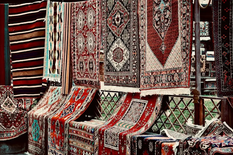 Display of Traditional Rugs