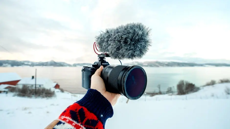 Person Holding a Camera