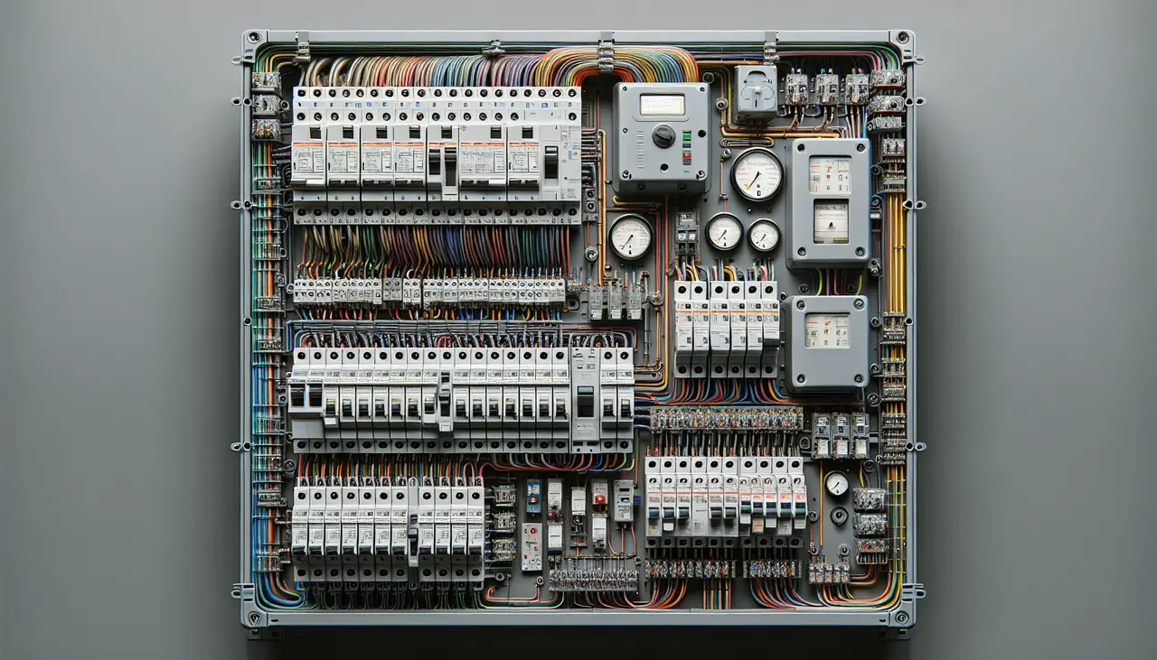 power distribution panel real image