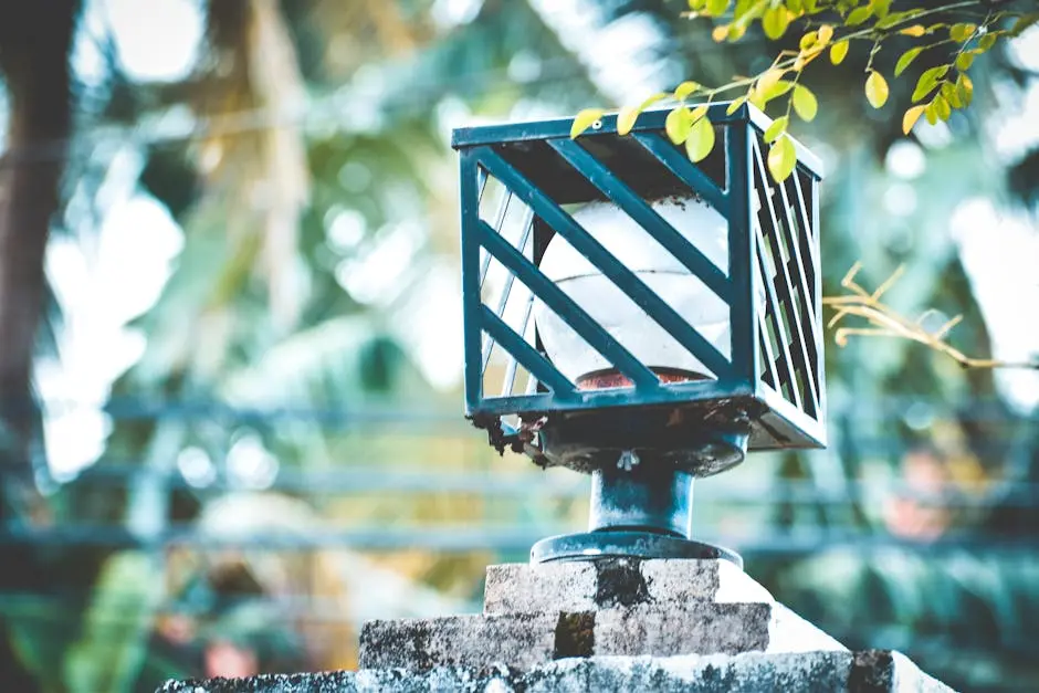 Close-Up Photo of Outdoor Lantern