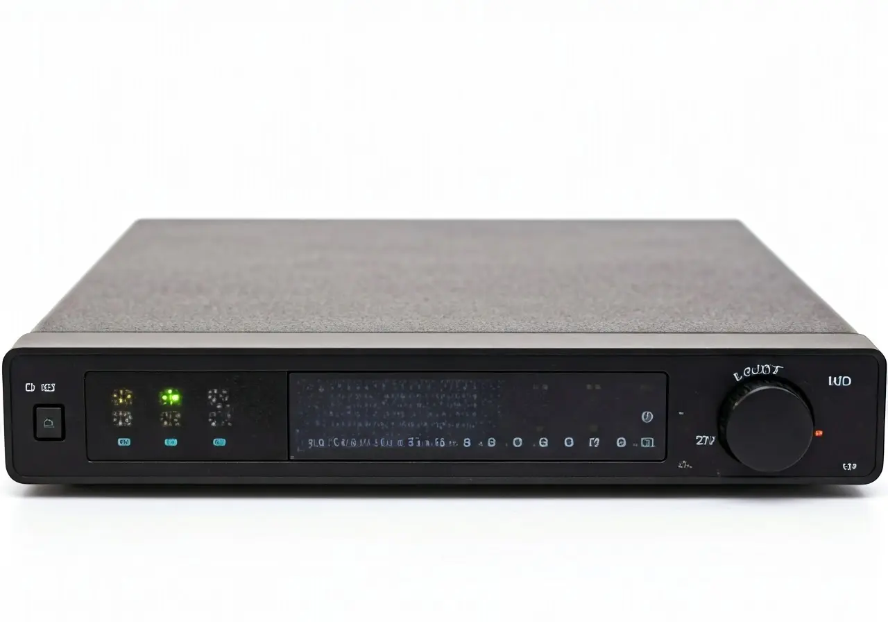 A high-tech NVR recorder with multiple security camera feeds. 35mm stock photo