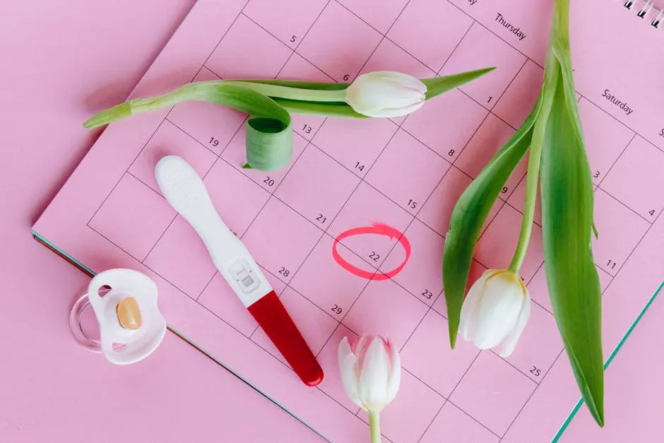 White and Pink Tulips on Pink Surface