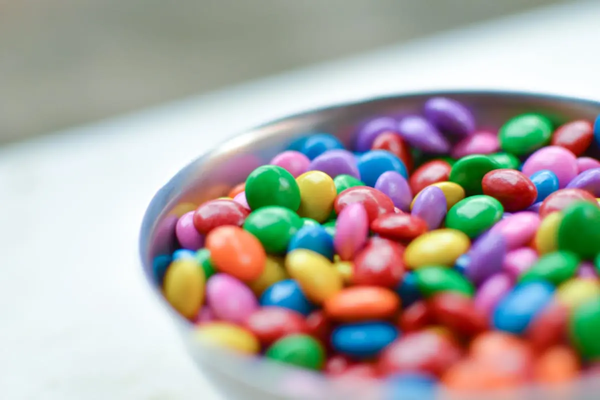 M&M’s Chocolates in Bowl