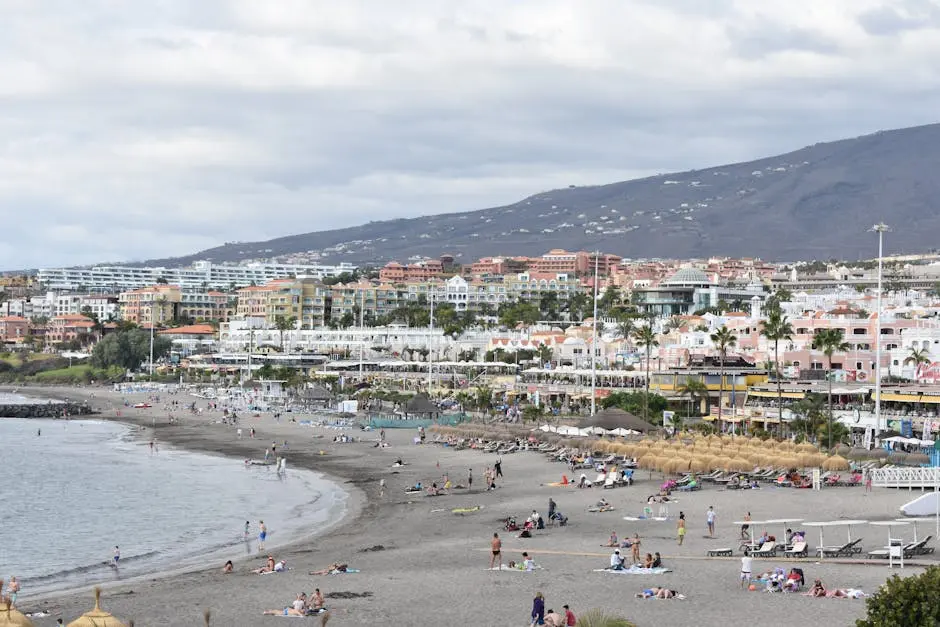 People Relaxing on the Shore