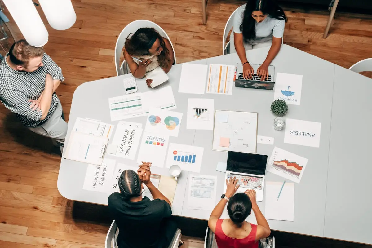 People in the Office Discussing a Project