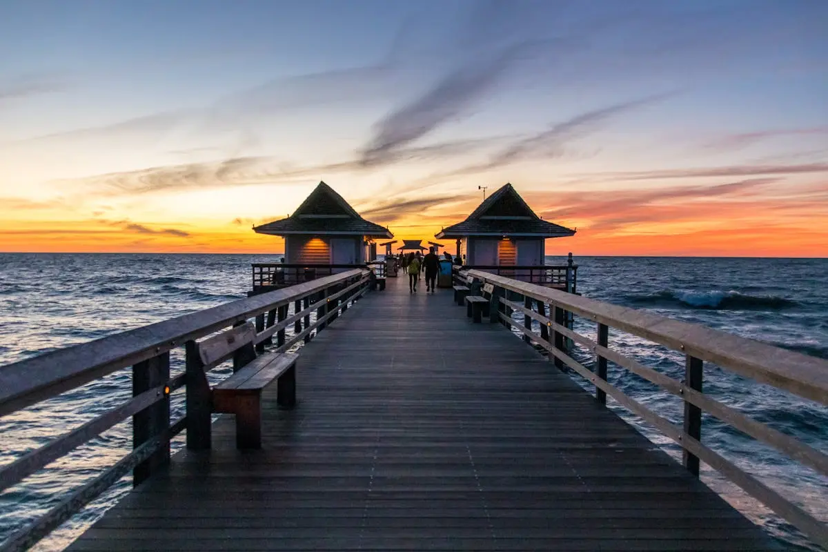 Pier AT Sunset