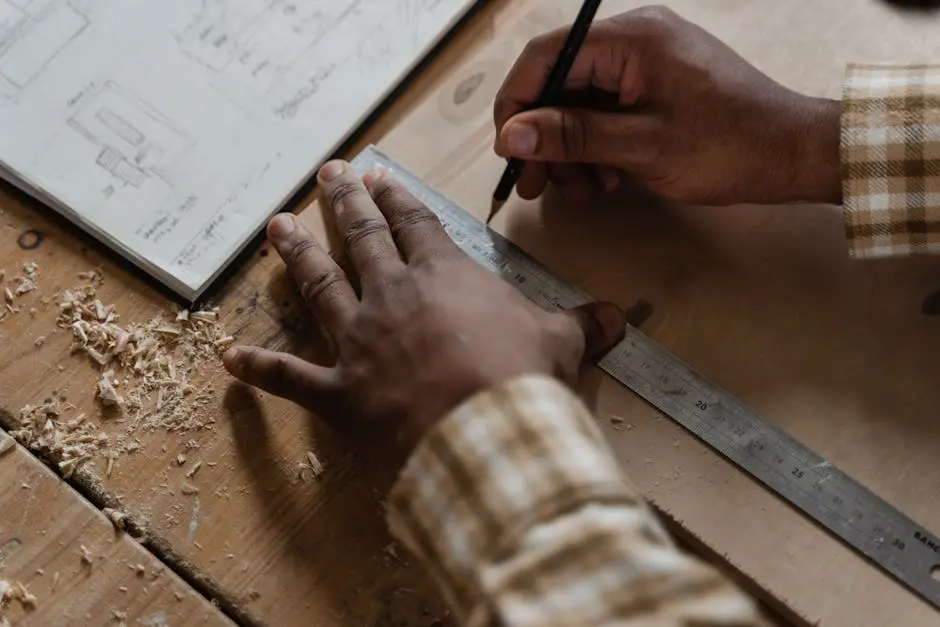 A Person Doing Carpentry